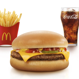 ชีสเบอร์เกอร์ [อร่อยซ่าไปกับโค้ก]