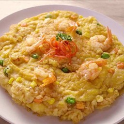 DM  ข้าวไข่เจียวทรงเครื่อง