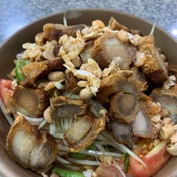 ตำไทยหมูกรอบ