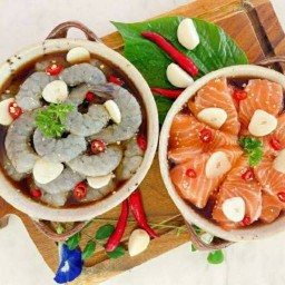 Hey กุ้งดอง x แซลม่อนดอง BANGSEAN