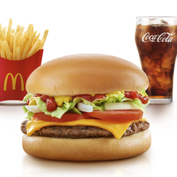 ดีลักส์ชีสเบอร์เกอร์ [อร่อยซ่าไปกับโค้ก]