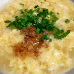 ไข่น้ำหมูสับ+ข้าวเปล่า