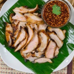 หมูย่าง เจ๊บี หน้าวัดพรหมาสตร์