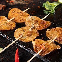 มันฝรั่งแผ่นย่าง 1 ไม้ 烤土豆