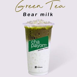 ชาเขียว นมหมี