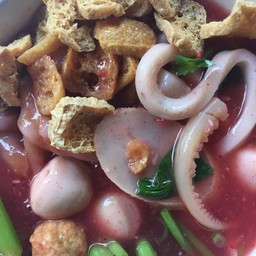 (ลด25%)เส้นใหญ่ราดหน้าเย็นตาโฟ