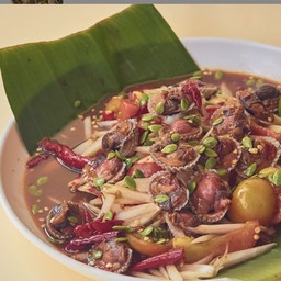 ตำหอยแครง