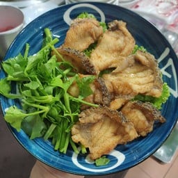 เนื้อปลาเก๋าทอดน้ำปลา