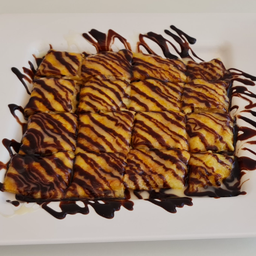 โรตีใส่ไข่+ช็อคโกแลต