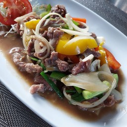 เนื้อกวางผัดน้ำมันหอย