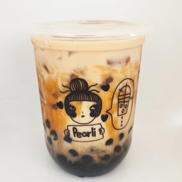 ชาไต้หวันนมสดไข่มุกลาวา