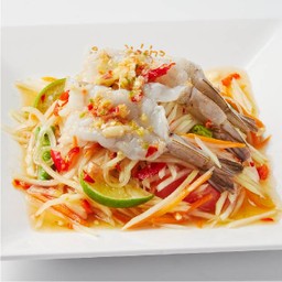 ส้มตำกุ้งแช่