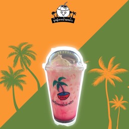 ชมพิงค์มะพร้าวนมสดเย็น ขนาด 16 ออนซ์