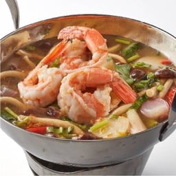 ต้มยำเห็ดโคนญี่ปุ่นกุ้ง