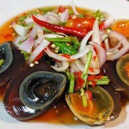 Century Egg Salad With Minced Pork