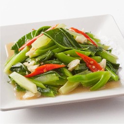 ผัดคะน้าน้ำมันหอย