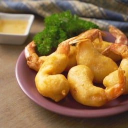 กุ้งชุปแป้งทอด