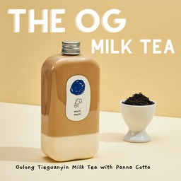 Oolong Tieguanyin Milk Tea Panna Cotta