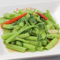 ผักบุ้งผัดน้ำมันหอย
