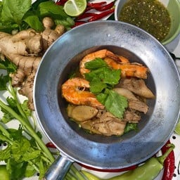 กุ้งอบวุ้นเส้นเริ่มเลออ รังสิต