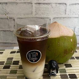 กาแฟ มะพร้าว นมสด
