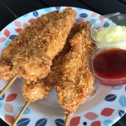 ไก่ทอดชิกกี้แอ็น พิซซ่าทอด ชีสบอล นัตเก็ต เฟรนฟรายเขย่า