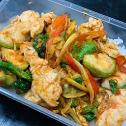 ผัดเผ็ดไก่