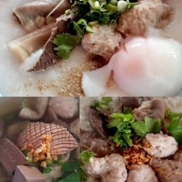 โจ๊ก ต้มเลือดหมู สามแยกศรีโสธรตัดใหม่