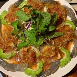 กุ้งแช่น้ำปลา