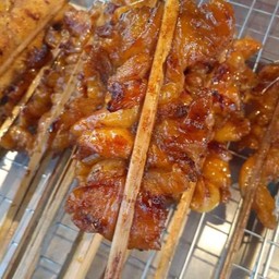 หนังไก่ย่างสมุนไพร