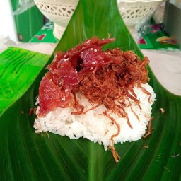 ข้าวเหนียวหมู เค็ม+ฝอย