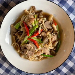 ผัดเห็ดรวมน้ำมันหอย