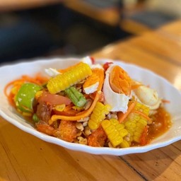ตำข้าวโพดไข่เค็ม