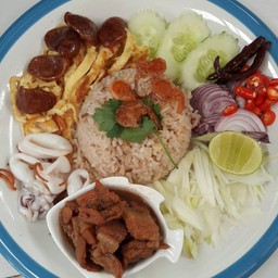 เจี๊ยบข้าวคลุกกะปิ&สุกี้ ตลาดอมร