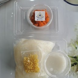 ข้าวเหนียวมูน Size M + หน้ากุ้ง 1 ถ้วย