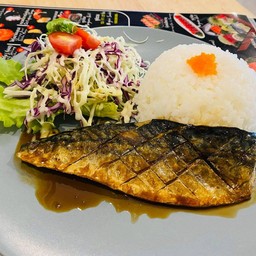 ข้าวหน้าปลาซาบะย่างซอสเทอริยากิ Saba Teriyaki Don