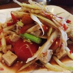 ส้มตำ หมูยอ ปลาร้า