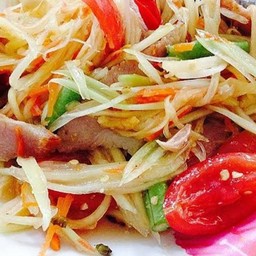 ส้มตำคอหมู