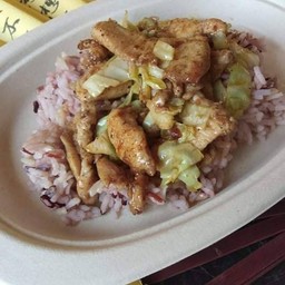 ข้าวไก่กระเทียม