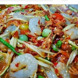 ตำหอยดองกุ้งสดปูปลาร้า