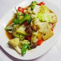 ผัดผักรวมน้ำมันหอย