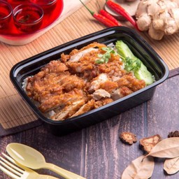 ข้าวมันไก่ทอด โครตรัก