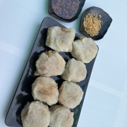 ใส้เผือกทอด