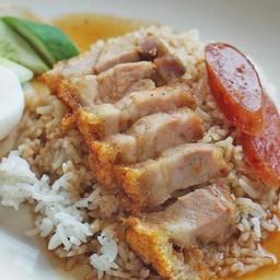ข้าวหมูกรอบ