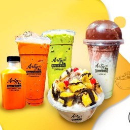 Arty-อาร์ตี้ ชา กาแฟ  ปังเย็น/ ไส้กรอก