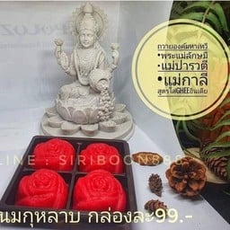 ลาดูกุหลาบแดงถวายพระแม่