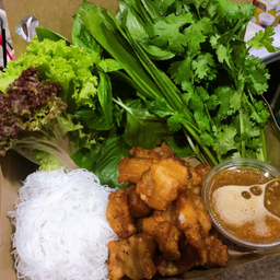 เมี่ยงหมูสามชั้นทอด