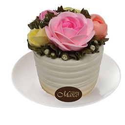 เค้กดอกไม้ วนิลา 3นิ้ว
