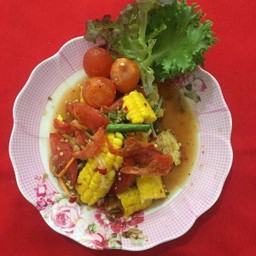 ตำข้าวโพดไข่แดง