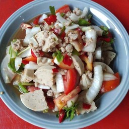 ยำหมูยอหมูสับ